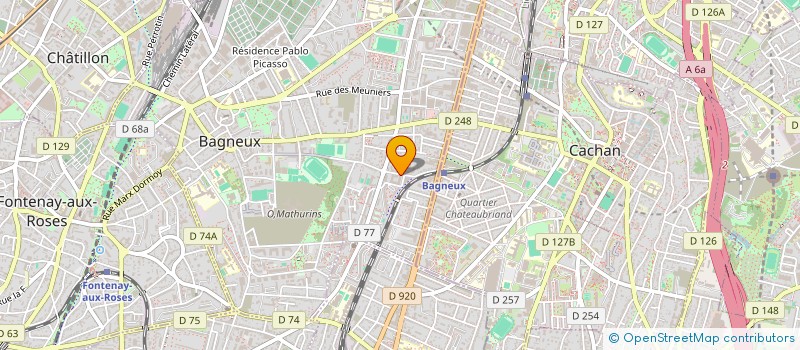localisation de l'entreprise AITA 92 à BAGNEUX