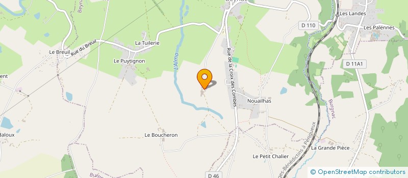 localisation de l'entreprise AITA  BEYNAC