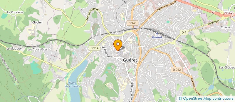 localisation de l'entreprise AITA-BONINGUE à GUERET