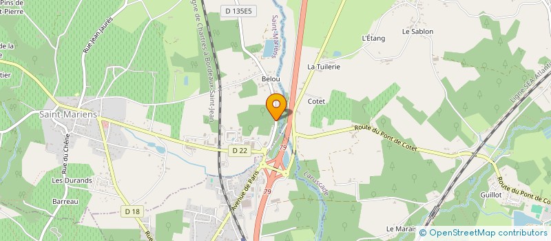 localisation de l'entreprise AITA GRIMEE  SAINT-MARIENS