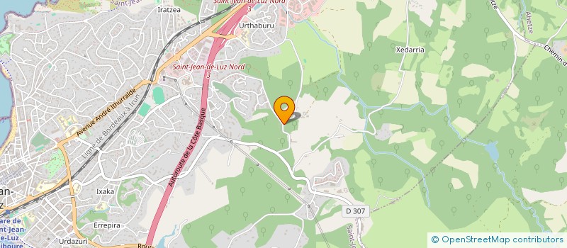 localisation de l'entreprise AITAMAK à SAINT-JEAN-DE-LUZ