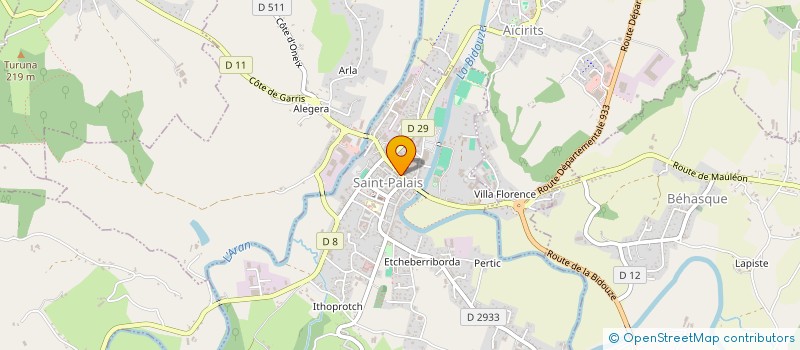 localisation de l'entreprise AITAMALABA  SAINT-PALAIS