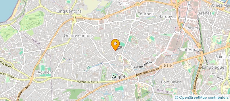 localisation de l'entreprise AITANA  ANGLET