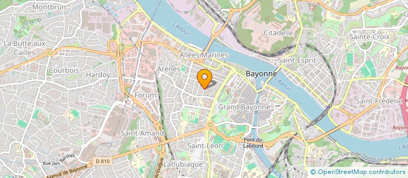 localisation de l'entreprise AITARENA à BAYONNE