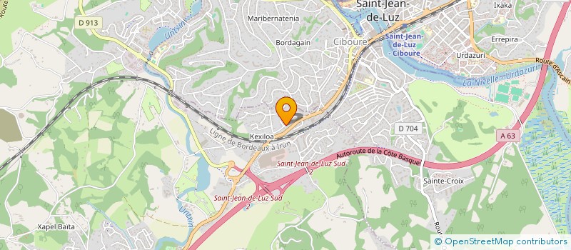 localisation de l'entreprise AITATXI  URRUGNE