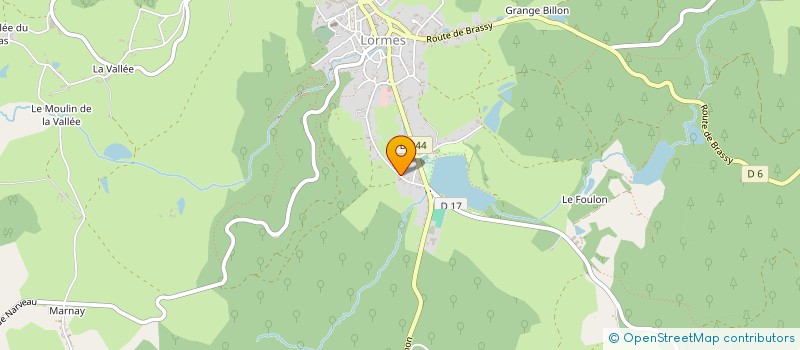 localisation de l'entreprise AITECC  LORMES