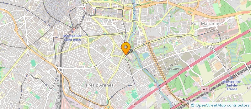 localisation de l'entreprise AITECH à MONTPELLIER