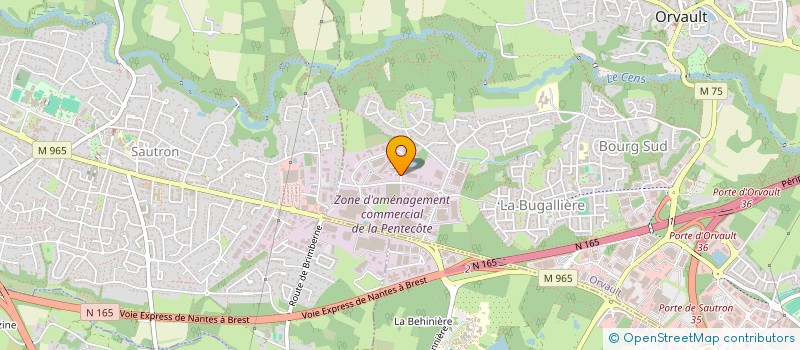 localisation de l'entreprise AITECH DATA ROBOTIC SYSTEM à ORVAULT