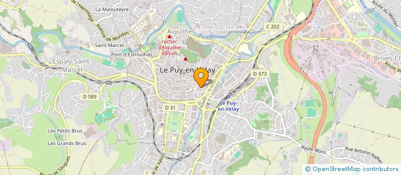 localisation de l'entreprise AITHAGUOIS DE FRANCE ET D'AILLEURS  LE PUY-EN-VELAY