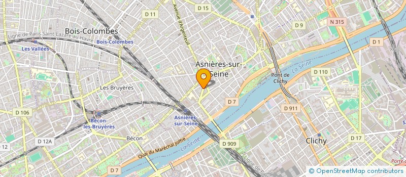localisation de l'entreprise AITHO à ASNIERES-SUR-SEINE
