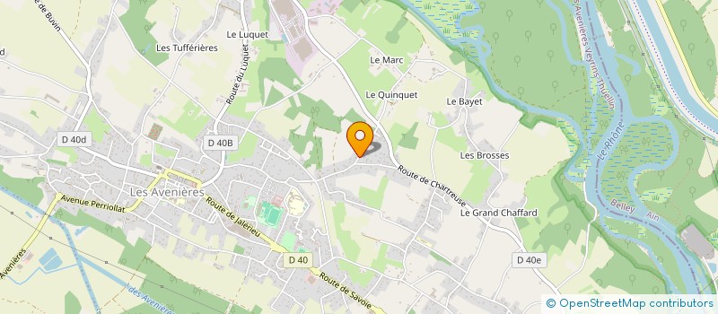 localisation de l'entreprise AITI  LES AVENIERES VEYRINS-THUELLIN