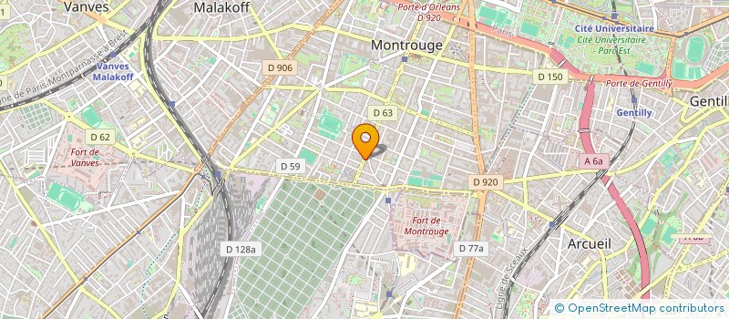 localisation de l'entreprise AITIANE  MONTROUGE