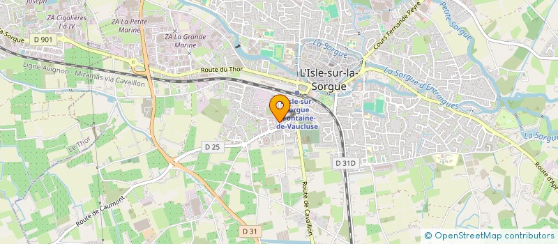 localisation de l'entreprise AITO  L'ISLE-SUR-LA-SORGUE