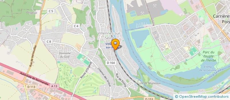 localisation de l'entreprise AITO INVEST  VILLENNES-SUR-SEINE