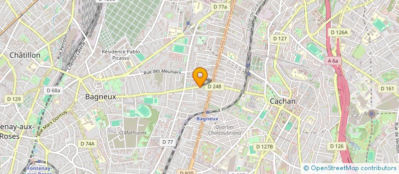 localisation de l'entreprise AITOR HOLDING  BAGNEUX