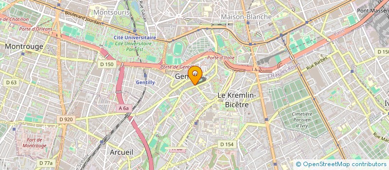 localisation de l'entreprise AITOUBALLA A EL MOUTAWAKKIL M à GENTILLY