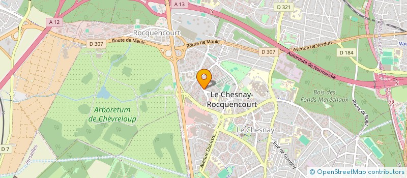 localisation de l'entreprise AITOZA 78 à LE CHESNAY-ROCQUENCOURT
