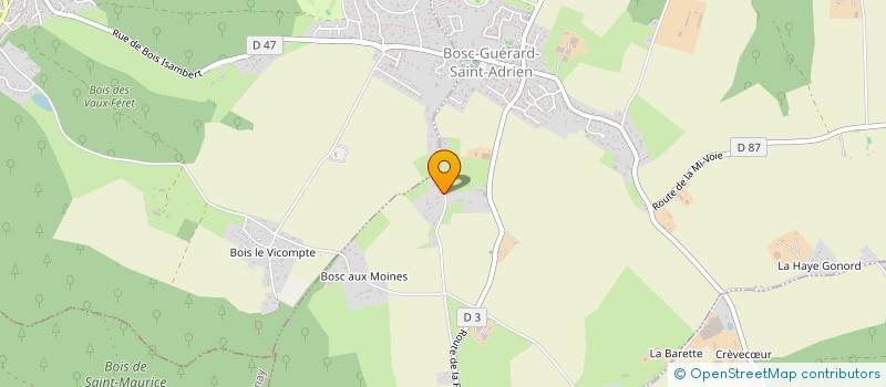 localisation de l'entreprise AITRE DEUX  BOSC-GUERARD-SAINT-ADRIEN