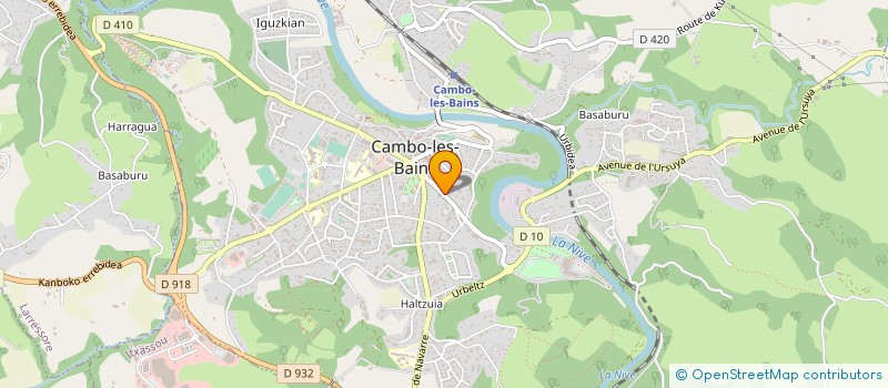 localisation de l'entreprise AITZINA SARL  CAMBO-LES-BAINS