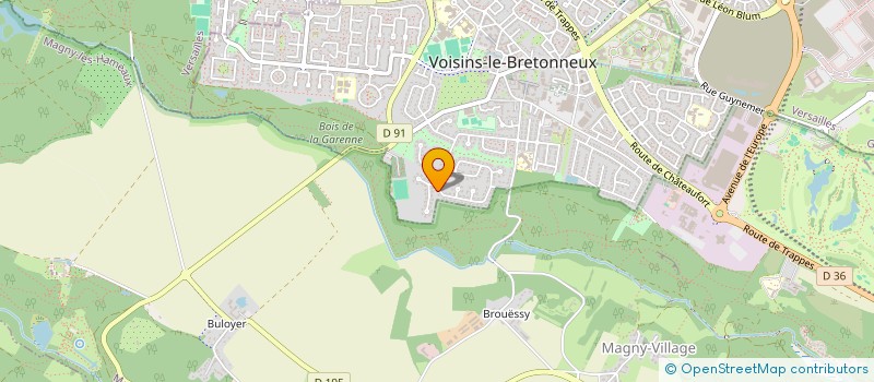 localisation de l'entreprise AIUTA CONSEIL & RECRUTEMENT  VOISINS-LE-BRETONNEUX