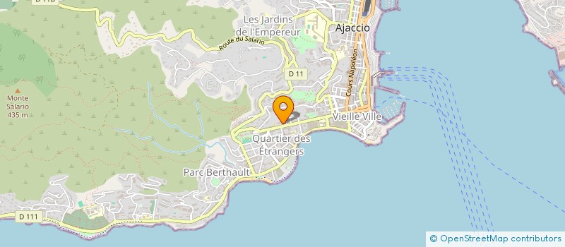 localisation de l'entreprise AIUTU AMPARERA à AJACCIO