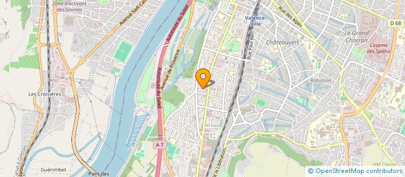 localisation de l'entreprise AIV à VALENCE