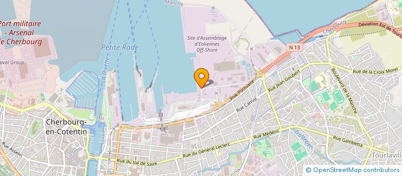 localisation de l'entreprise AIV OPTIQUE  MARTINVAST