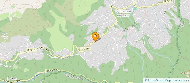 localisation de l'entreprise AIVE ERCOLE à TOURRETTES-SUR-LOUP