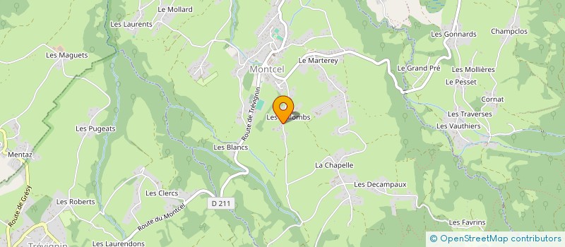 localisation de l'entreprise AIVIANE  MONTCEL