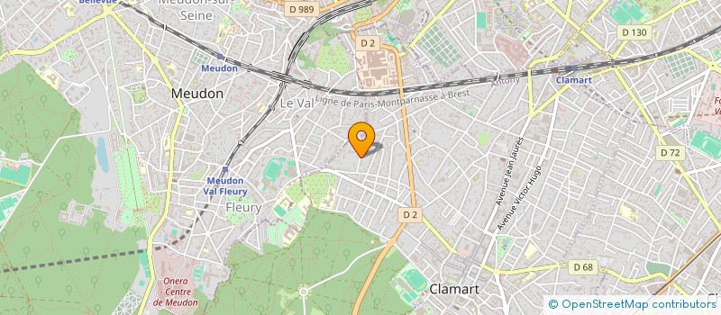 localisation de l'entreprise AIVY SPORT à CLAMART