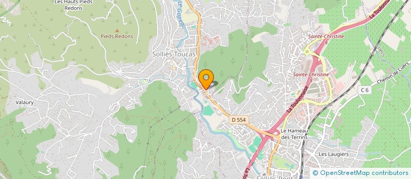 localisation de l'entreprise AIWORKS  SOLLIES-TOUCAS