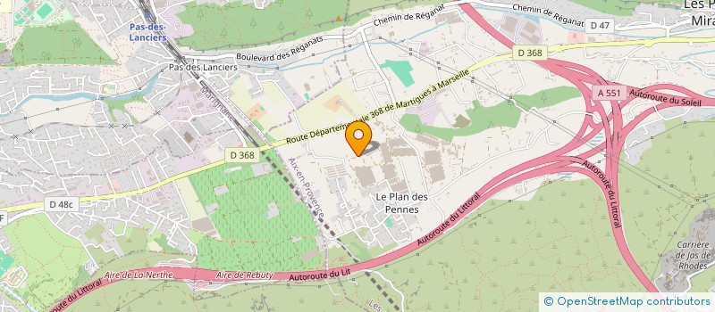 localisation de l'entreprise AIX 2 à AIX EN PROVENCE