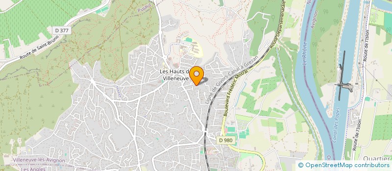 localisation de l'entreprise AIX  VILLENEUVE-LES-AVIGNON