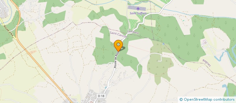 localisation de l'entreprise AIX'AUDE  SAINT-CANNAT