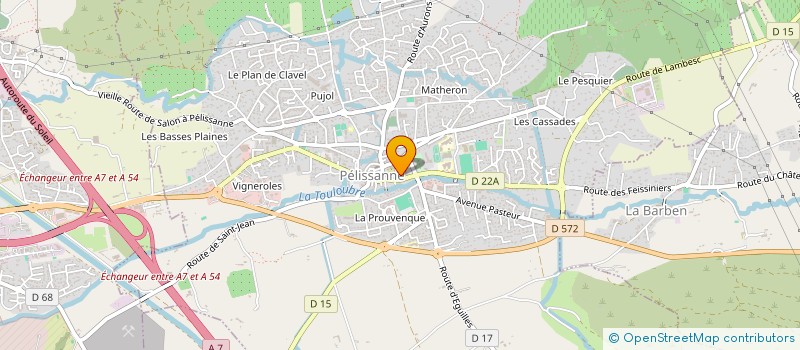 localisation de l'entreprise AIX AUTO SELECTION PLUS à PELISSANNE