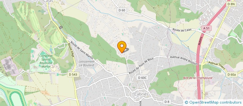 localisation de l'entreprise AIX AVIATION  CABRIES