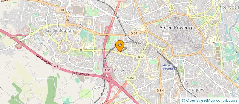 localisation de l'entreprise AIX BOURGEOIS INVEST  AIX-EN-PROVENCE