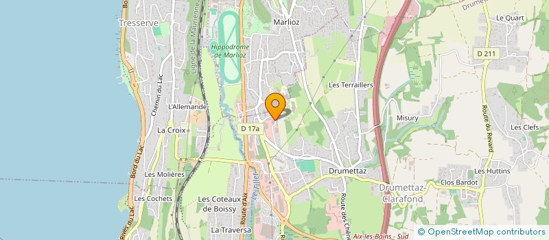 localisation de l'entreprise AIX-BUGEY DEMENAGEMENTS  DRUMETTAZ-CLARAFOND