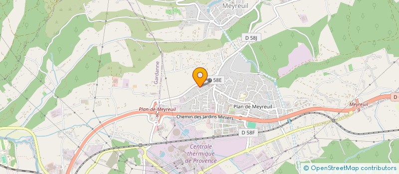 localisation de l'entreprise AIX CLOTURES  MEYREUIL