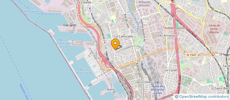 localisation de l'entreprise AIX CONSULTING TELECOMS à MARSEILLE