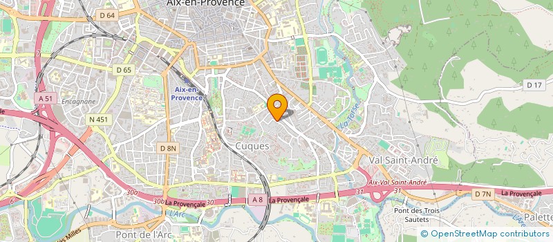 localisation de l'entreprise AIX DEMARCHES FACILES à AIX-EN-PROVENCE