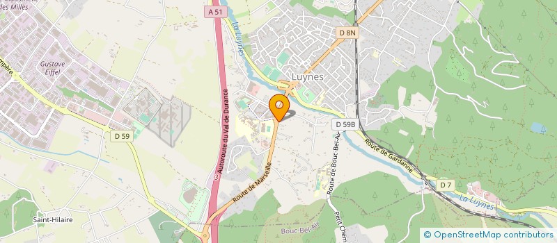 localisation de l'entreprise AIX DEPANNAGE REMORQUAGE  GARDANNE