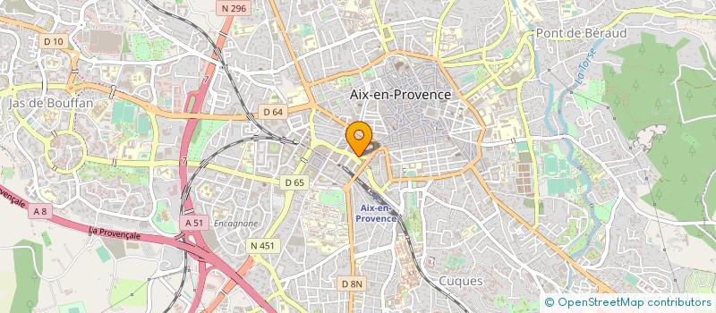 localisation de l'entreprise AIX DISTRIBUTION à AIX-EN-PROVENCE