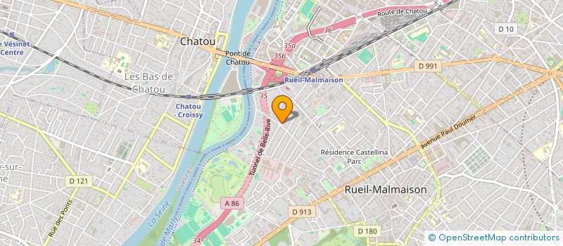 localisation de l'entreprise AIX DISTRIBUTION à RUEIL-MALMAISON