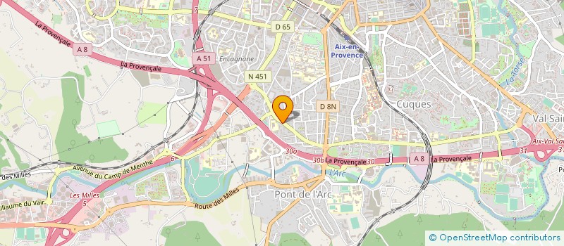localisation de l'entreprise AIX EN PROVENCE ENERGIE ENVIRONNEMENT  AIX-EN-PROVENCE