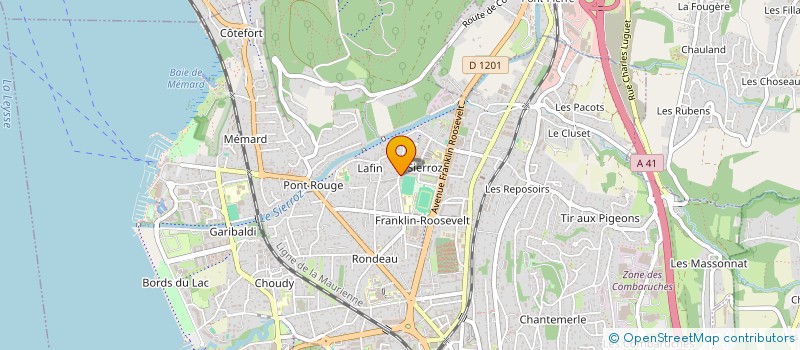 localisation de l'entreprise AIX ENERGIES NOUVELLES à AIX-LES-BAINS
