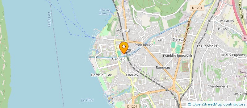 localisation de l'entreprise AIX FOOT BALL CLUB à AIX-LES-BAINS