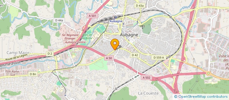 localisation de l'entreprise AIX FORMATION DROIT -AFD à AUBAGNE