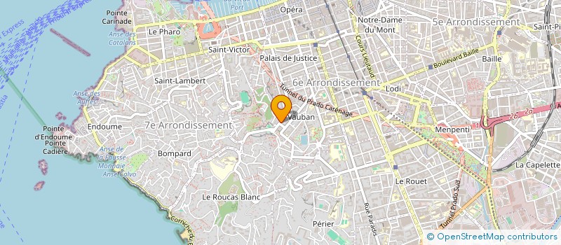 localisation de l'entreprise AIX LBM  MARSEILLE