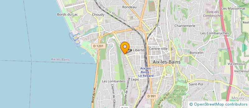 localisation de l'entreprise AIX LES BAINS DEPANNAGES  AIX-LES-BAINS